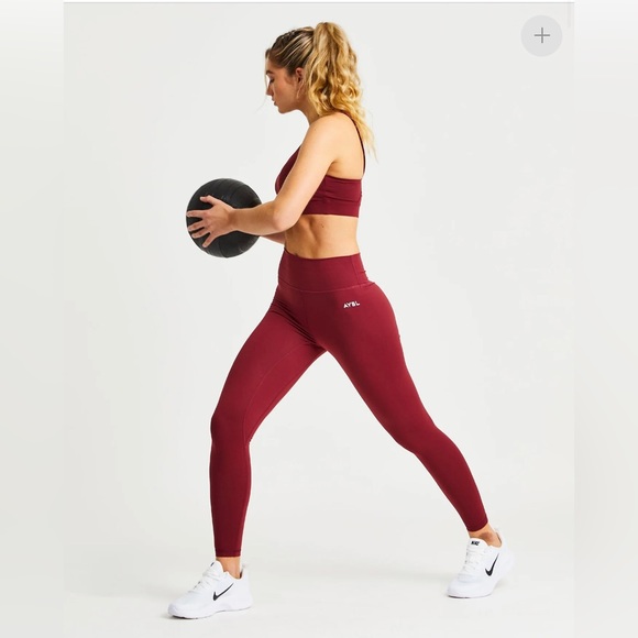 AYBL CORE SPORTS BRA BURGUNDY SMALL - Picture 3 of 7